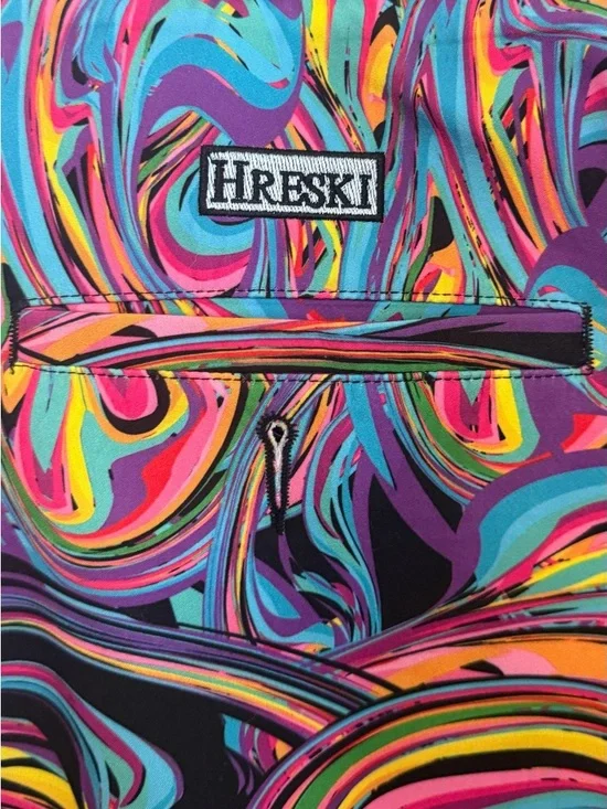 HRESKI Abstract Disco Golf Pants size 34x32 - Picture 3 of 4